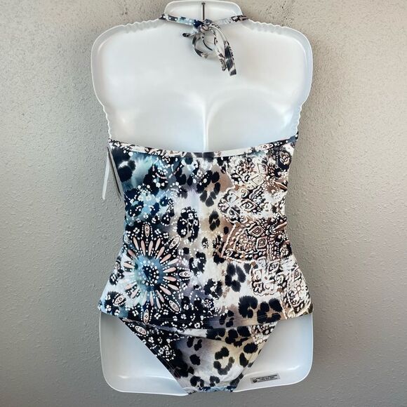 NWT Kenneth Cole Tankini And Matching Swim Bottoms Sizes S, M, L, or XL - Picture 6 of 8